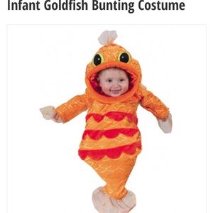 Infant Goldfish Costume Bunting